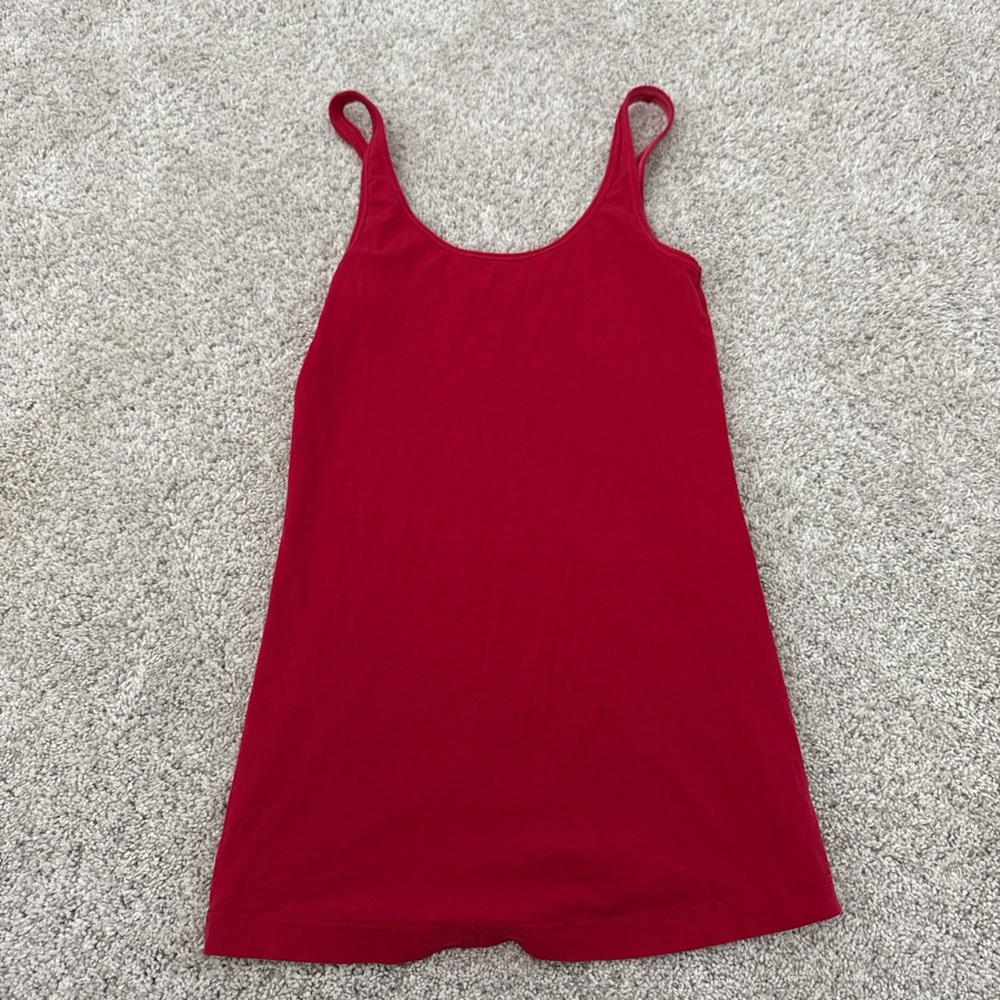 Red Sleeveless Dress